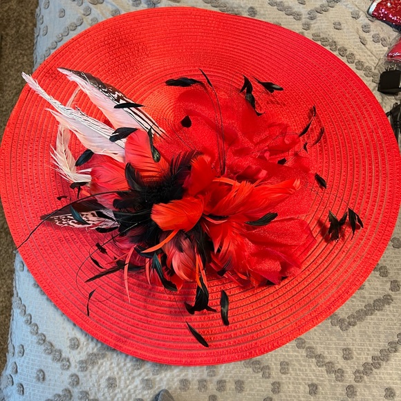 Custom Red Derby Hat - Picture 3 of 4